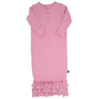 Ruffle Gown - Wild Rose