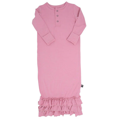 Ruffle Gown - Wild Rose