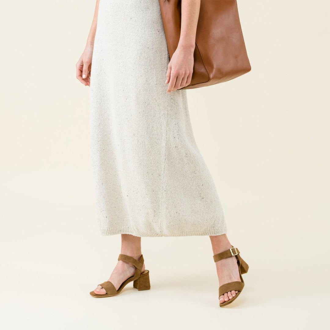 Stella Go-To Block Heel - Taupe Suede - FINAL SALE