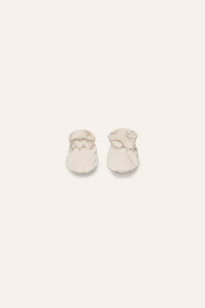 Organic Pima Cotton Baby Booties - Breeze