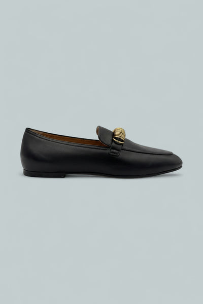 Leather Loafers - Black