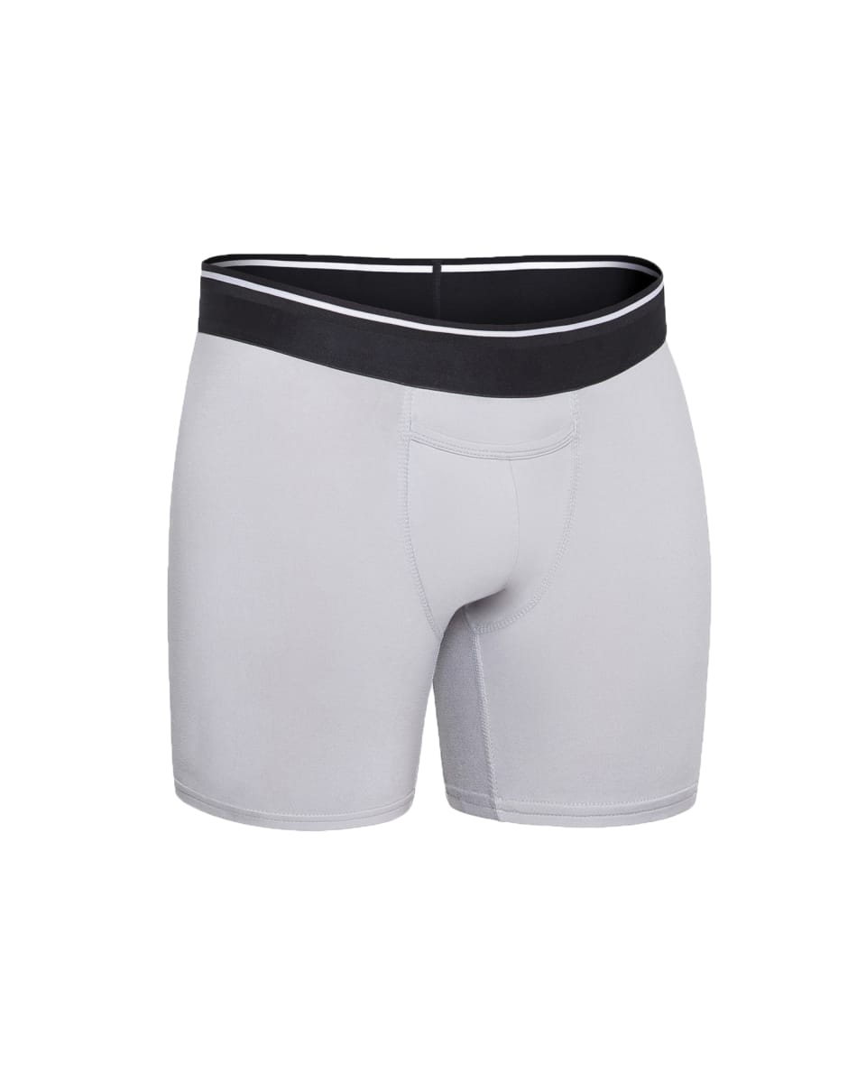 Classic Boxer Brief Standard Fit - Alloy (Light Gray)