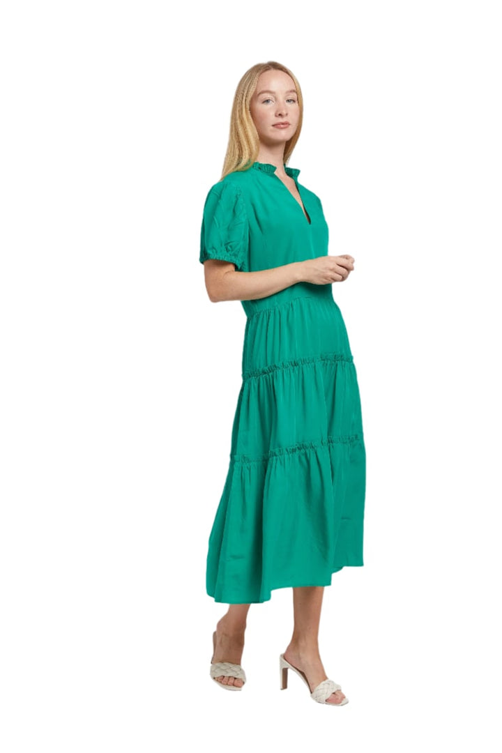 Georgette Dress - Green