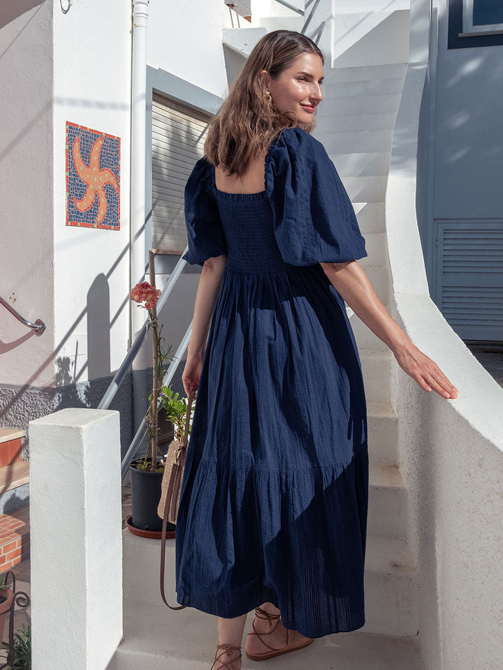 Elsie Dress - True Blue