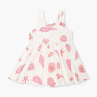 Sleeveless Let's Dance Dress - Seashell Hunt