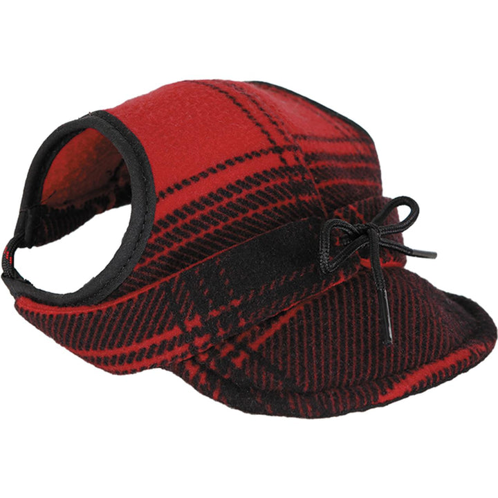 The Critter Kromer Cap - Red/black Plaid