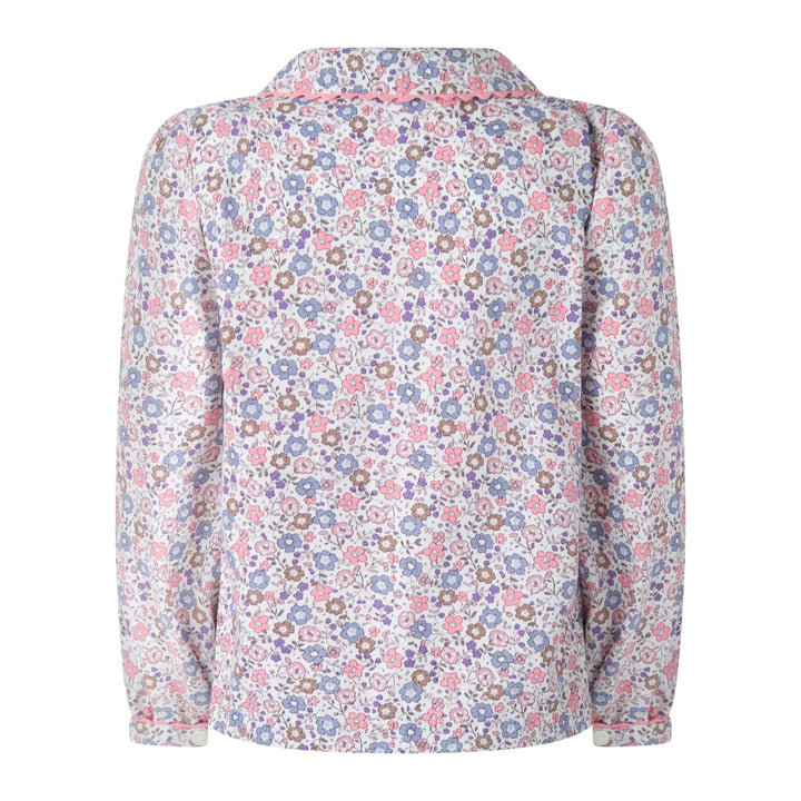 Pink Floral Blouse
