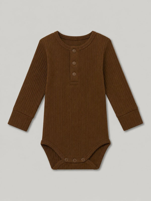 The Ribbed Onesie Baby - Bronze