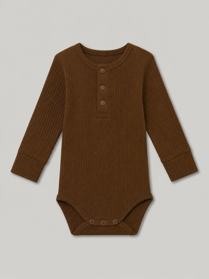 The Ribbed Onesie Baby - Bronze