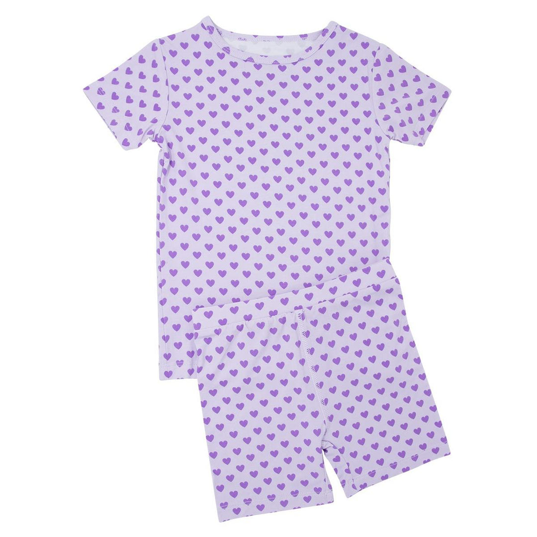 Summer PJ - Purple Hearts