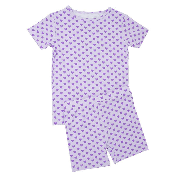 Summer PJ - Purple Hearts - Pajamas