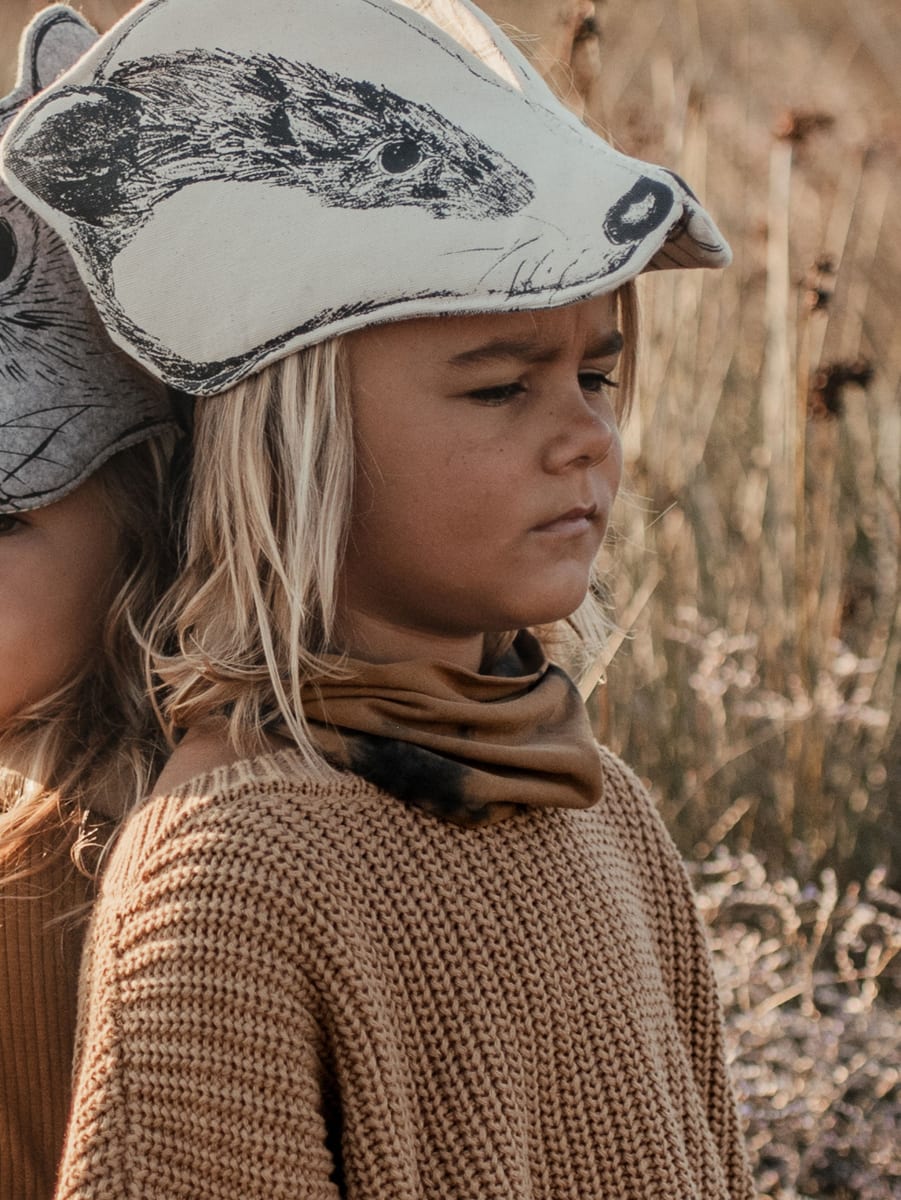 The Infinity Scarf - Rust Tie-dye