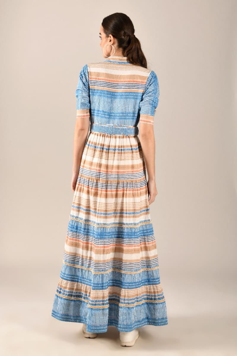 Favia Maxi Dress - Beige