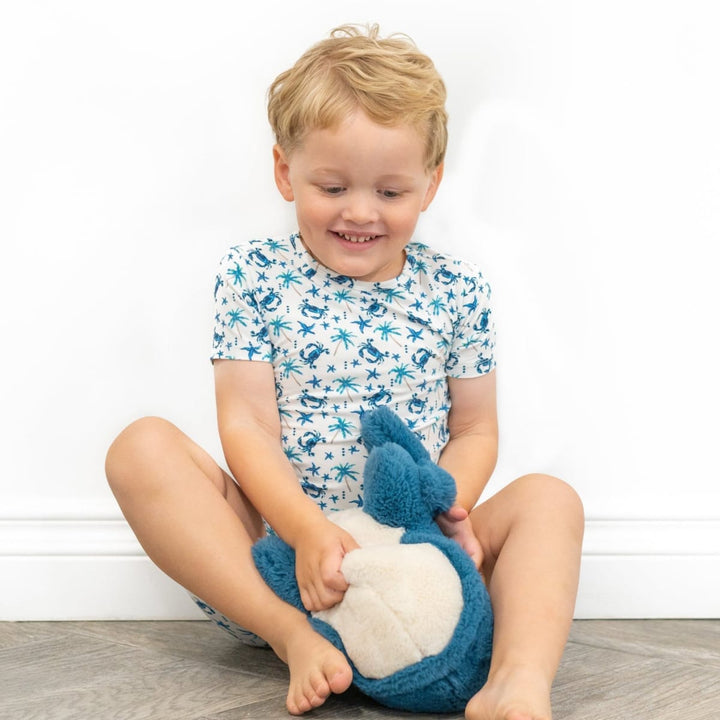 Blue Crabs Summer Pajama Set - Beach Days