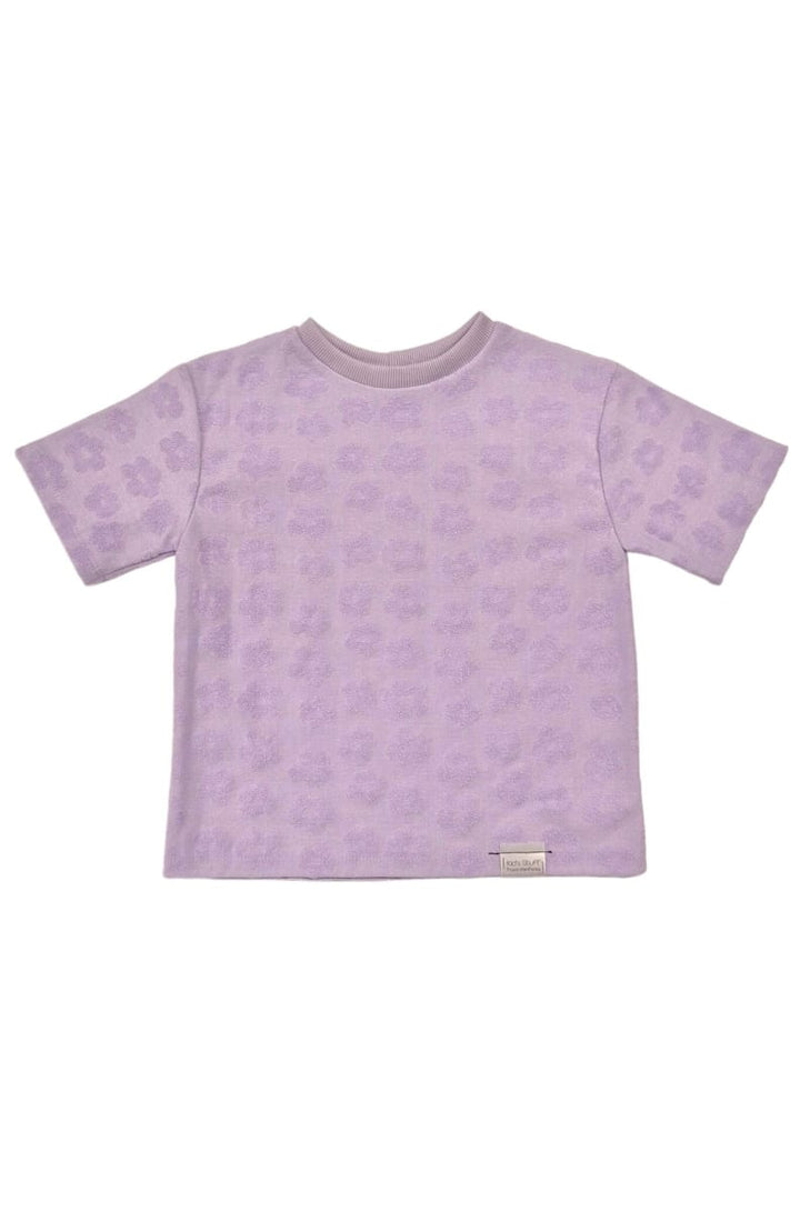 Oversize T-Shirt - Lavender Macaron Flowers