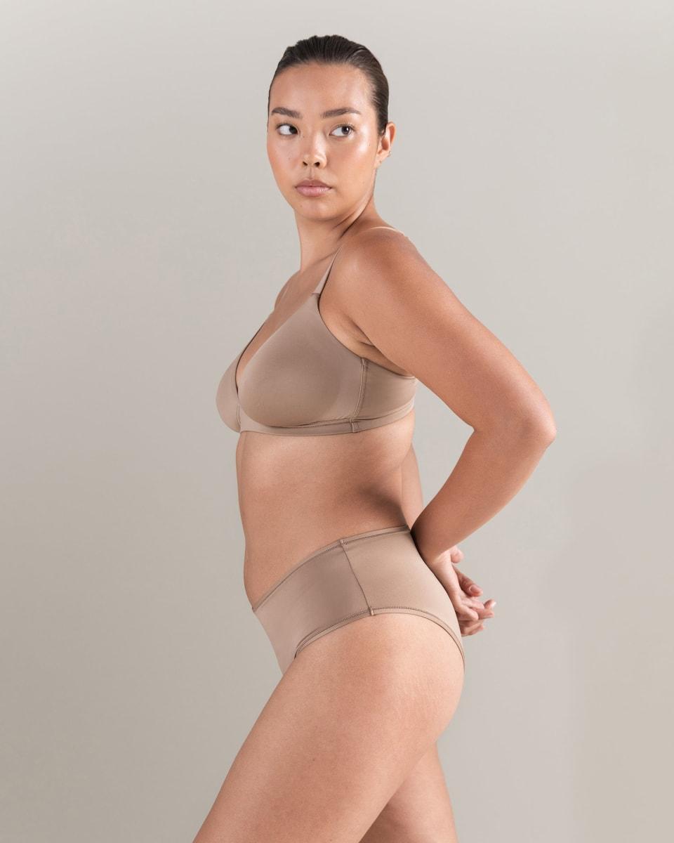 The Easy Does It Bralette Second Skin - Bare 03