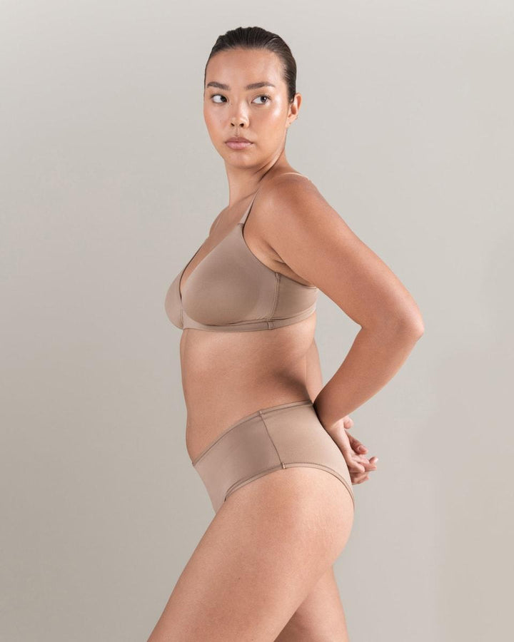 The Easy Does It Bralette Second Skin - Bare 03