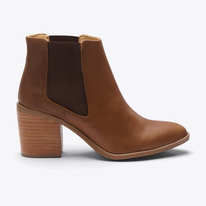 Heeled Chelsea Commuter Boot - Brown