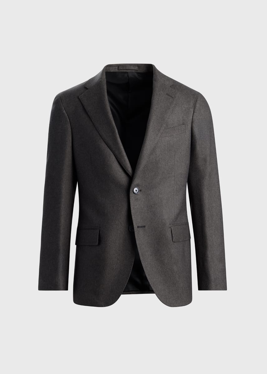 Silk & Cashmere Jacket - Dark Olive