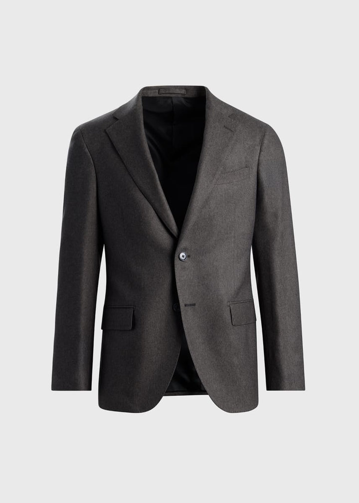 Silk & Cashmere Jacket - Dark Olive