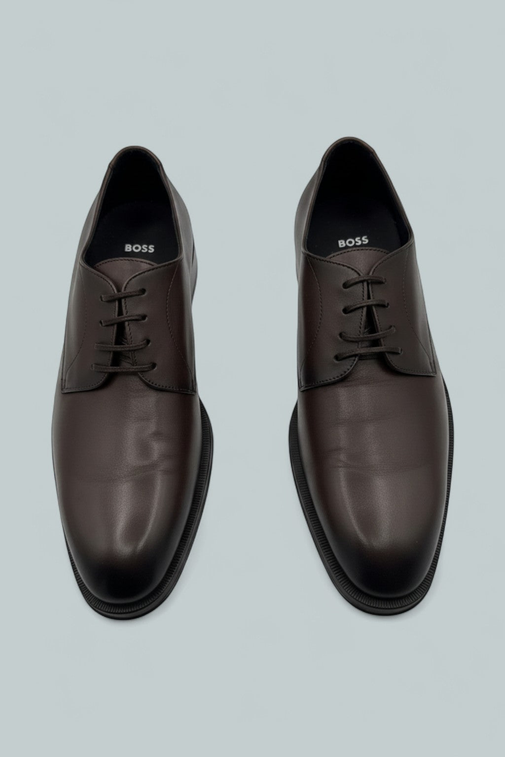 Men's Derrek Plain Toe Oxfords - Dark Brown