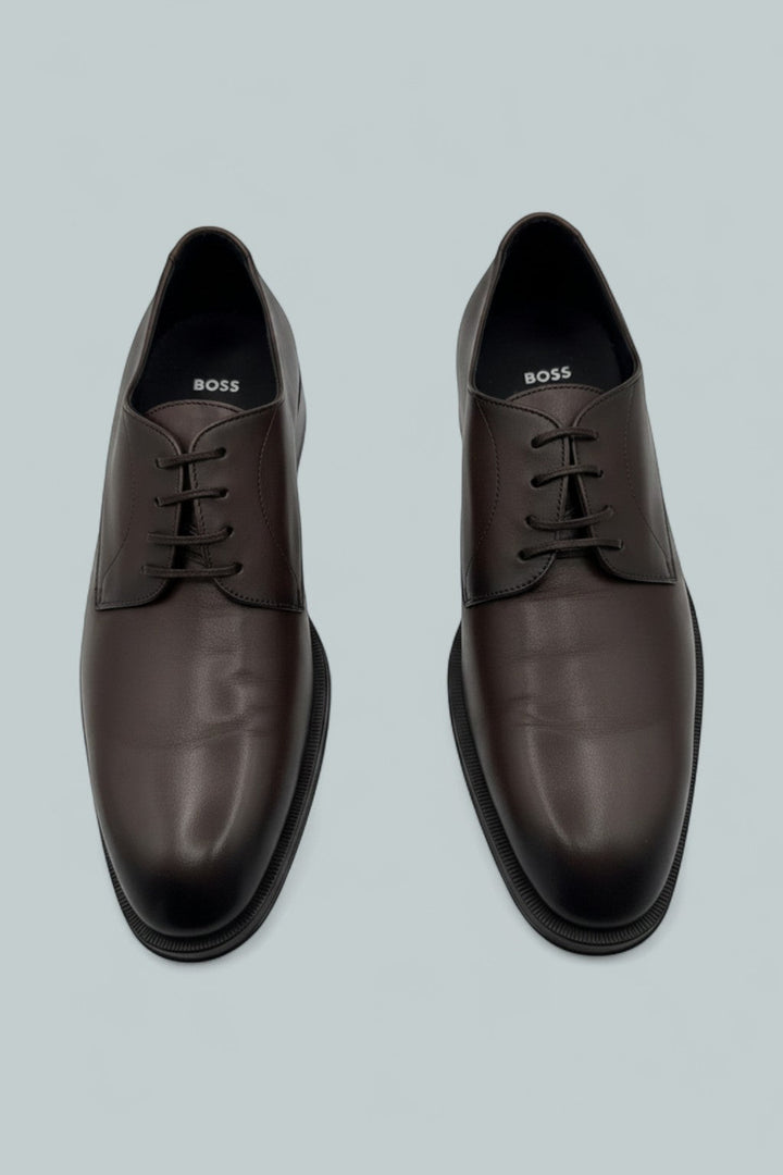 Men's Derrek Plain Toe Oxfords - Dark Brown