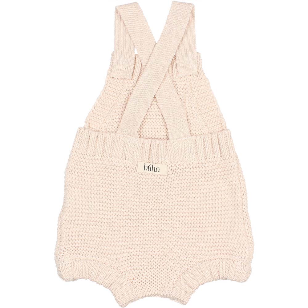 Newborn Sweater Knit Romper - Cream Pink