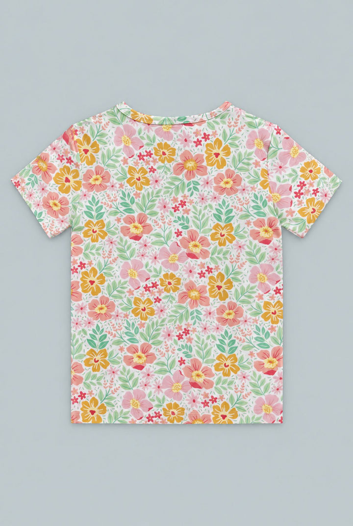 Big Kid Pajama S/S - Fantasy Flower