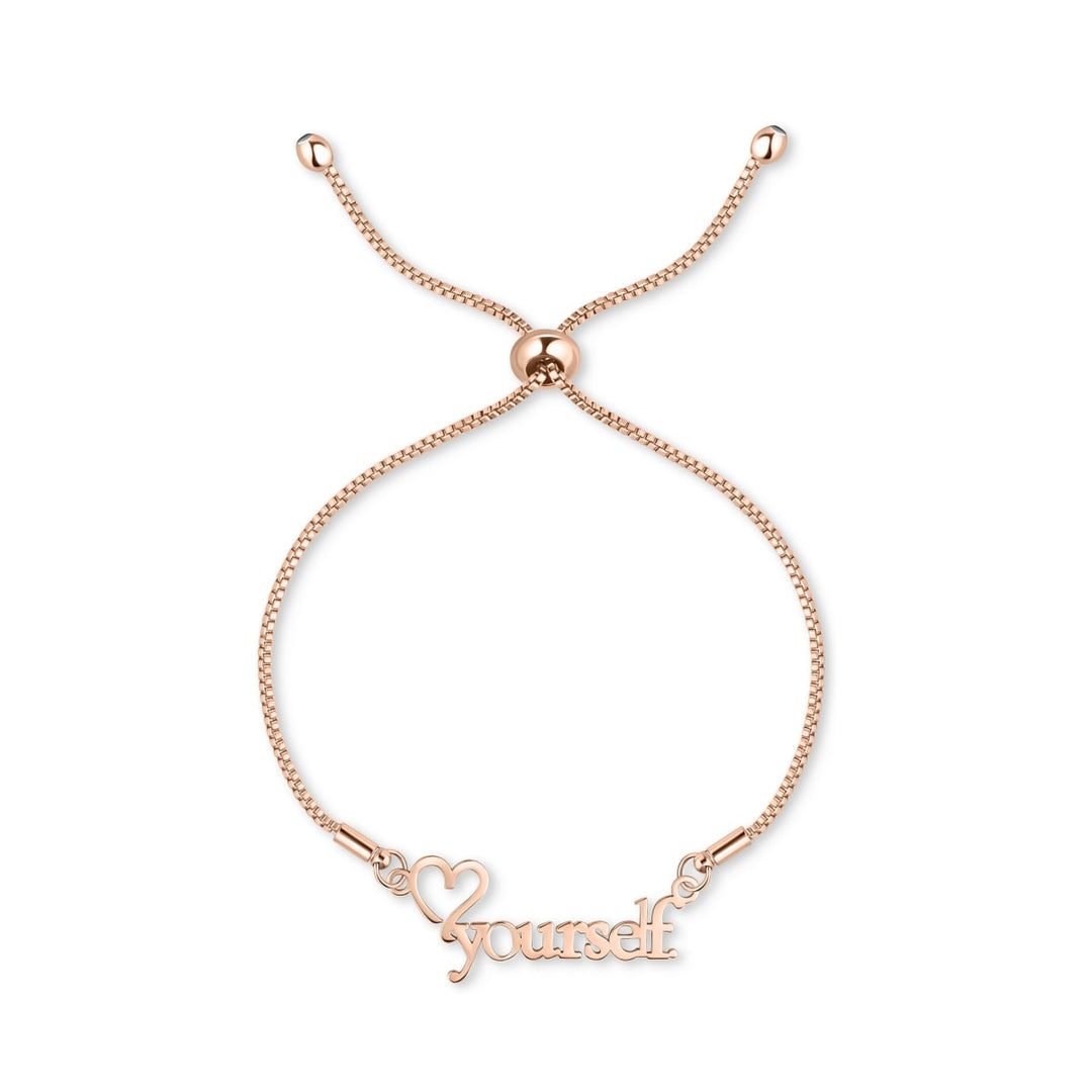 Love Yourself Bracelet - Rose Gold