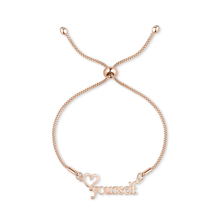 Love Yourself Bracelet - Rose Gold