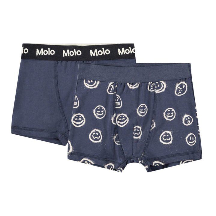 Justin 2-Pack Boxers - Moods Blue