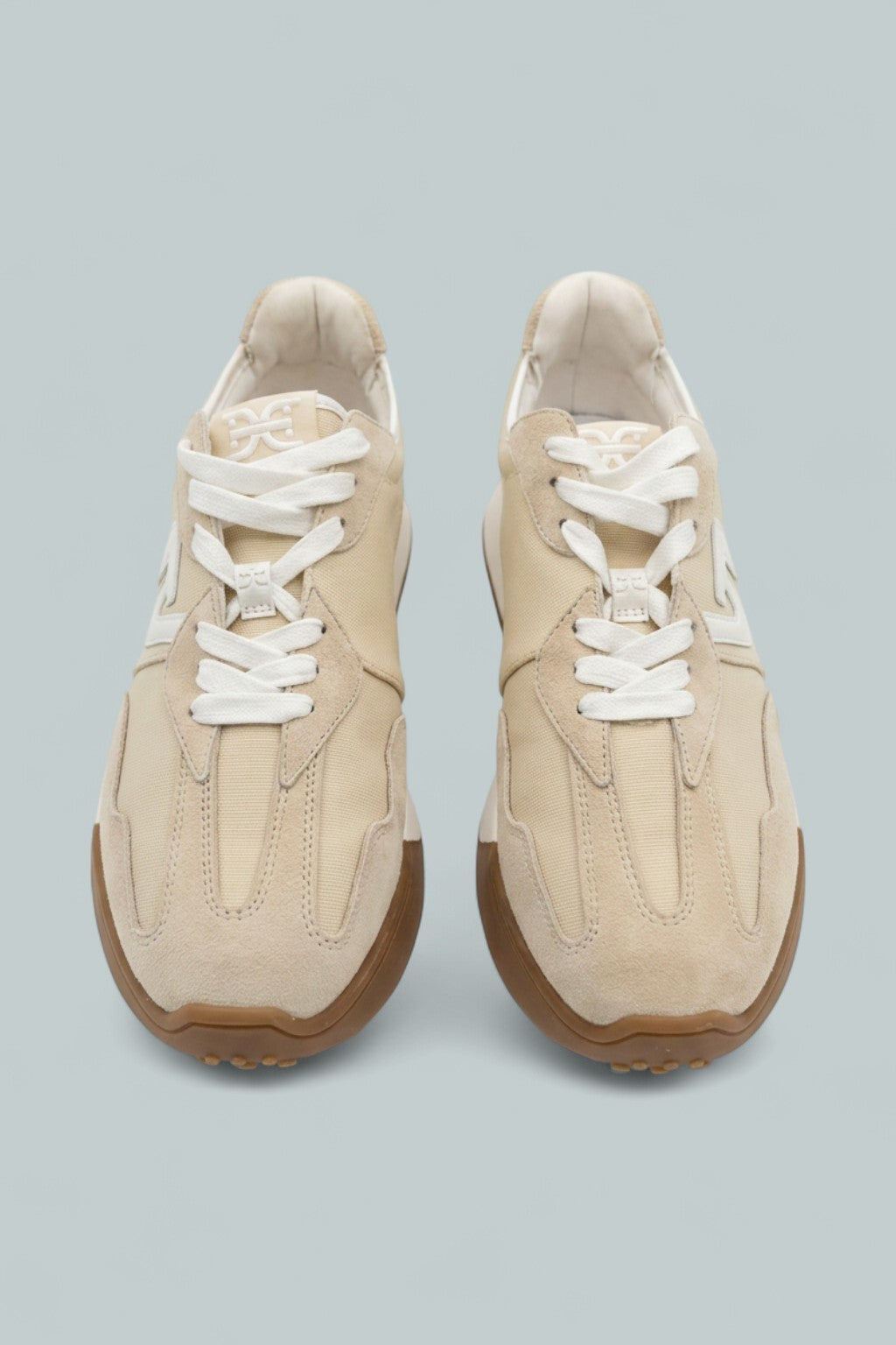 Langley Low Top Lace Up Sneakers - Off White