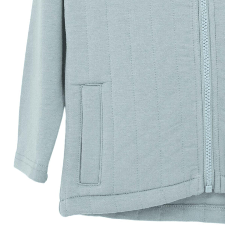 French Terry Hooded Jacket - Abyss Teal