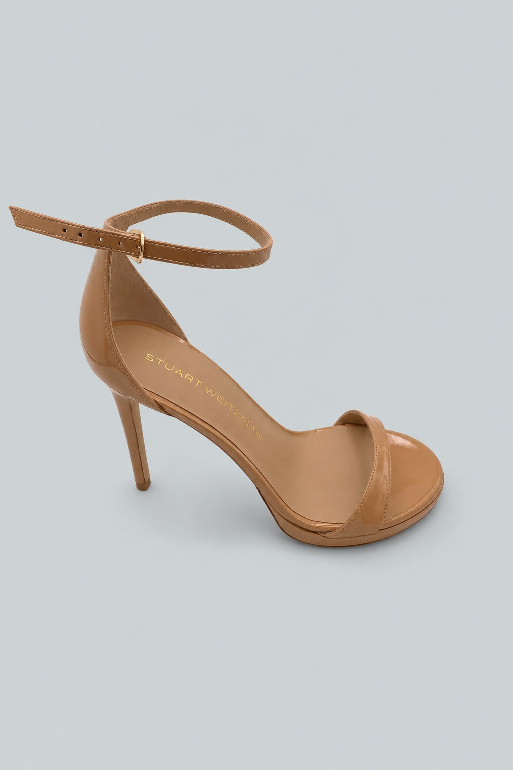 Women's Nudist Platform High Heel Sandals - Adobe