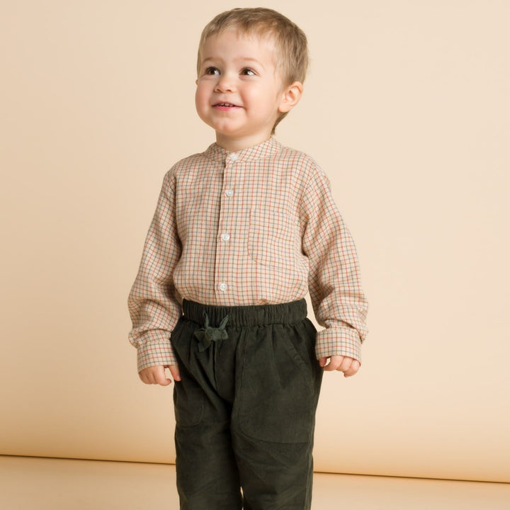 Baby Pants - Pine Green Corduroy