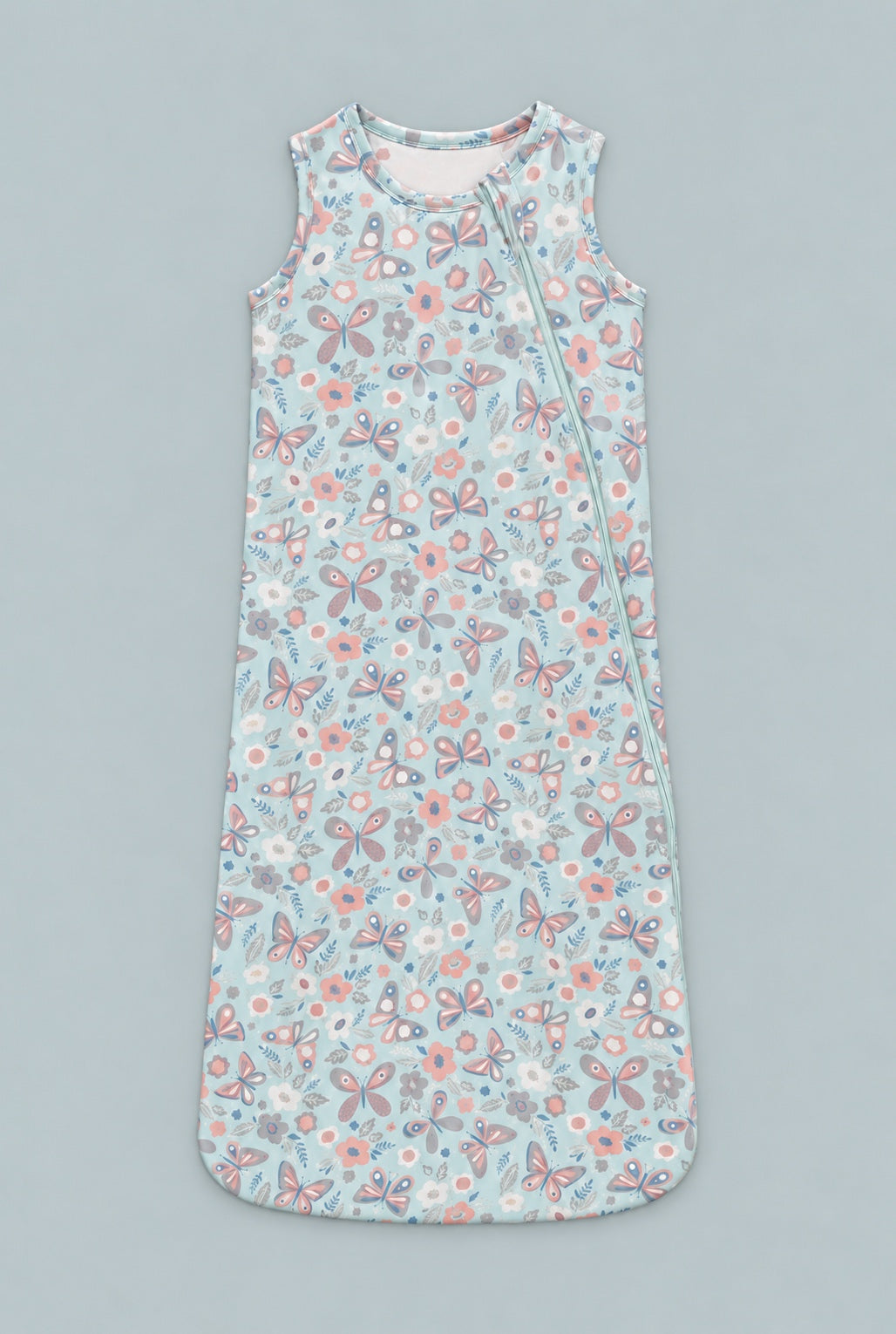 1.5 Tog Sleep Sack - Butterfly Aqua