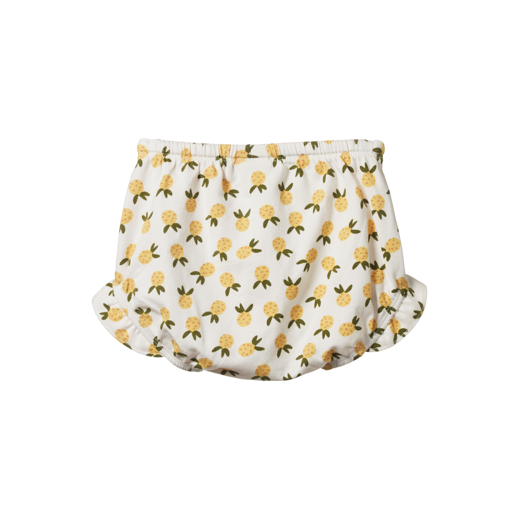 Baby Petal Bloomers - Petite Pineapple Print