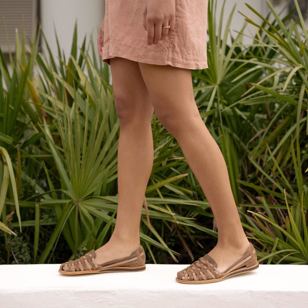 Women's Huarache Sandal 1.0 - Tobacco/Almond Colorblock - FINAL SALE