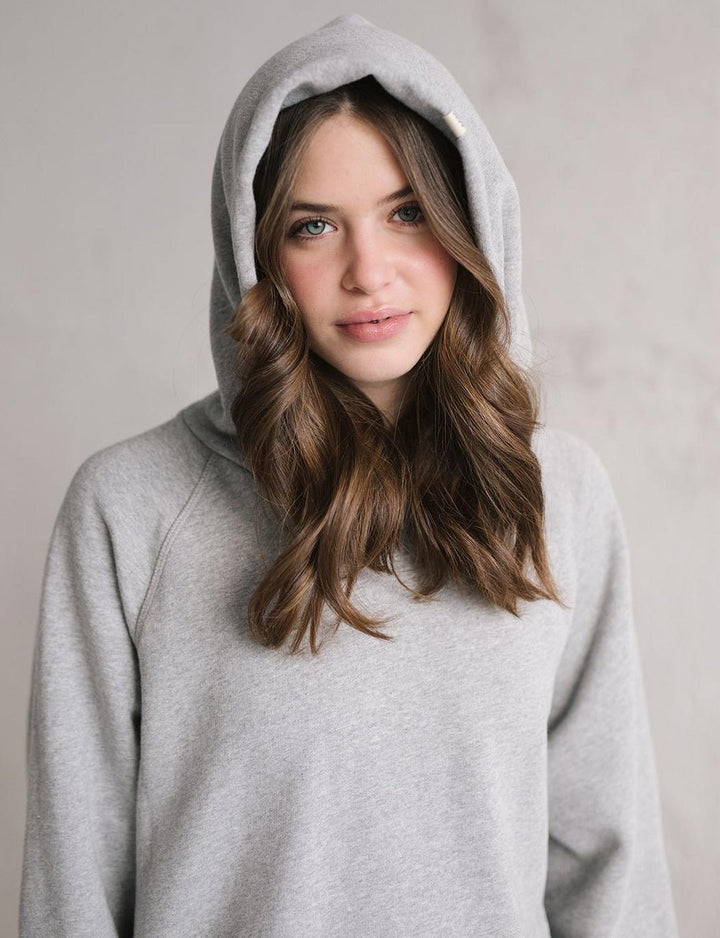 The Women's Relaxed Hoodie - Heather Grey