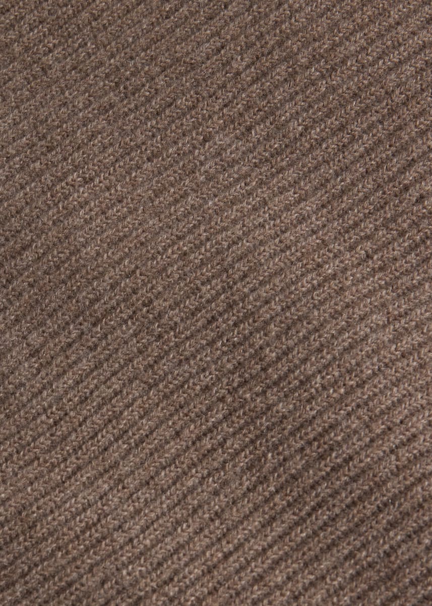 Wool & Cashmere Bomber Jacket - Mink