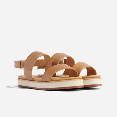 Go-To Flatform Sandal - Almond