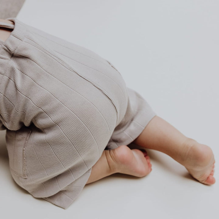 Rib Overalls - Stone