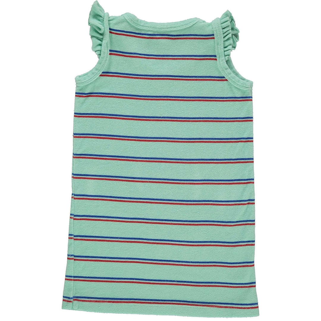 Dress Terry Bistripe - Dusty Aqua