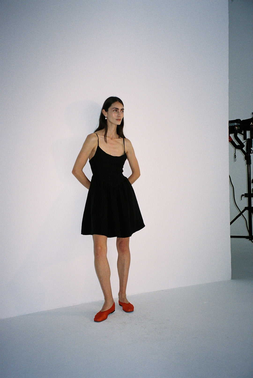 Hera Woman Short Dress Caviar