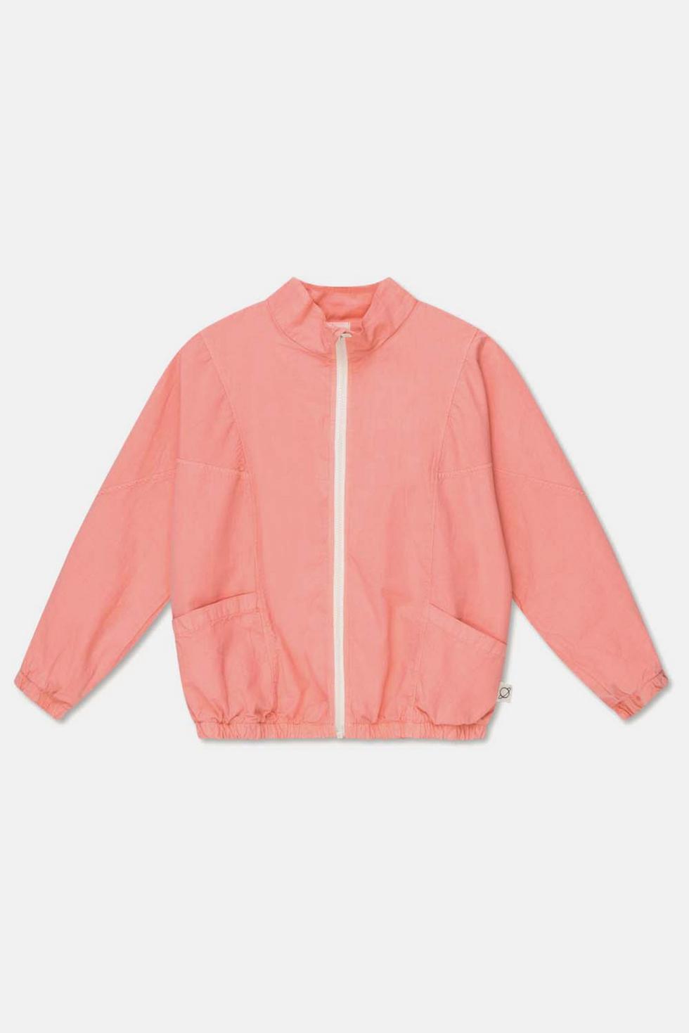 Poplin bomber jacket - Coral