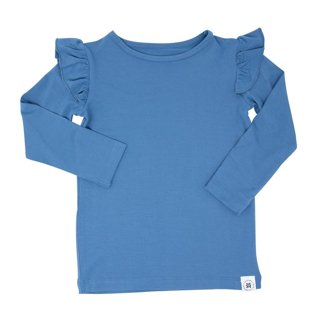 Ruffle Top - Captain Blue