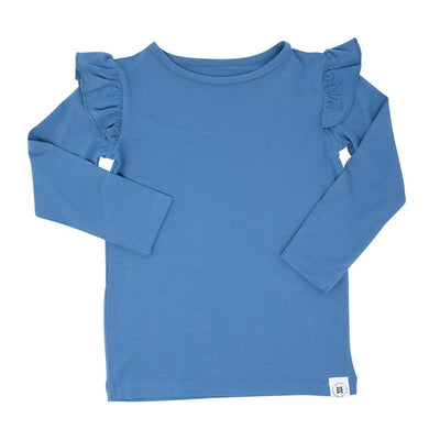 Ruffle Top - Captain Blue