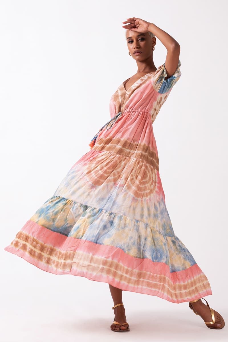 Seraphina Maxi Dress - Coral