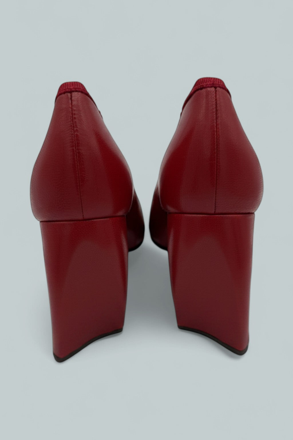 Peep-Toe Pump 90mm - Red Sky