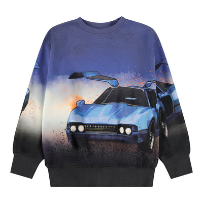 Mattis Sweat Shirt - Car Blue